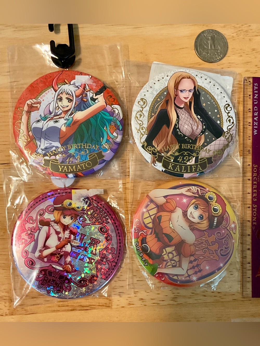 One Piece Yamato Kalifa Koala Badge Pin